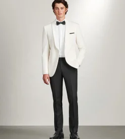 G Grafton Tuxedos|Suit Separates*Slim Fit Ivory Solid Tuxedo