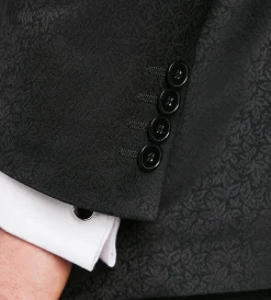 G Grafton Tuxedos|Suit Separates*Slim Fit Leaf Jacquard Tuxedo