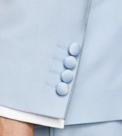 G Grafton Tuxedos|Suit Separates*Slim Fit Light Blue Solid Tuxedo