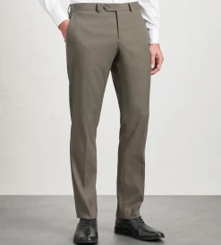 G Grafton Dress Pants|Dress Pants*Slim Fit Solid Suit Pant Light brown