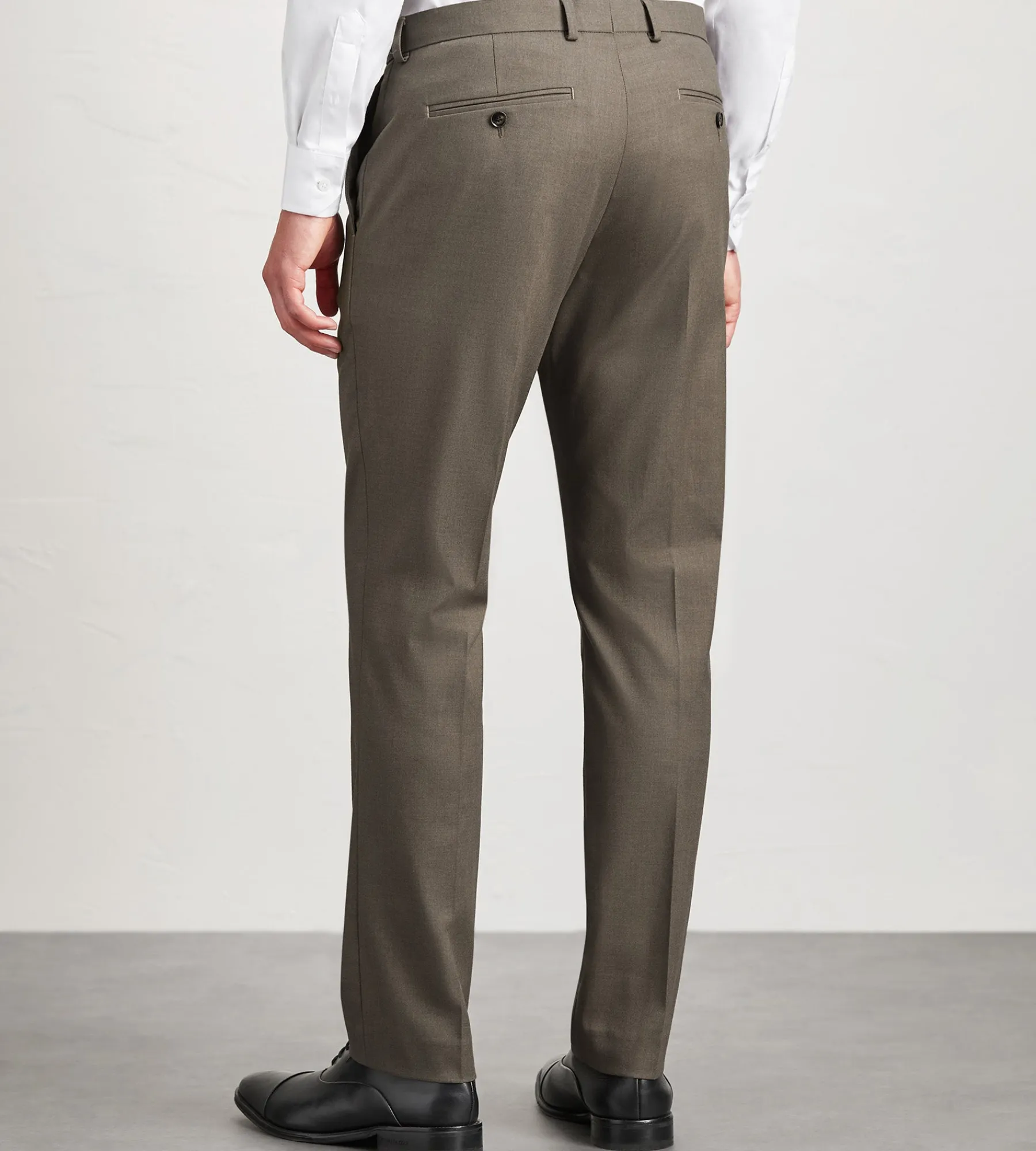 G Grafton Dress Pants|Dress Pants*Slim Fit Solid Suit Pant Light brown