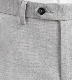 G Grafton Dress Pants|Dress Pants*Slim Fit Solid Suit Pant Light grey