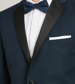 G Grafton Tuxedos|Suit Separates*Slim Fit Navy Notch Lapel Solid Tuxedo