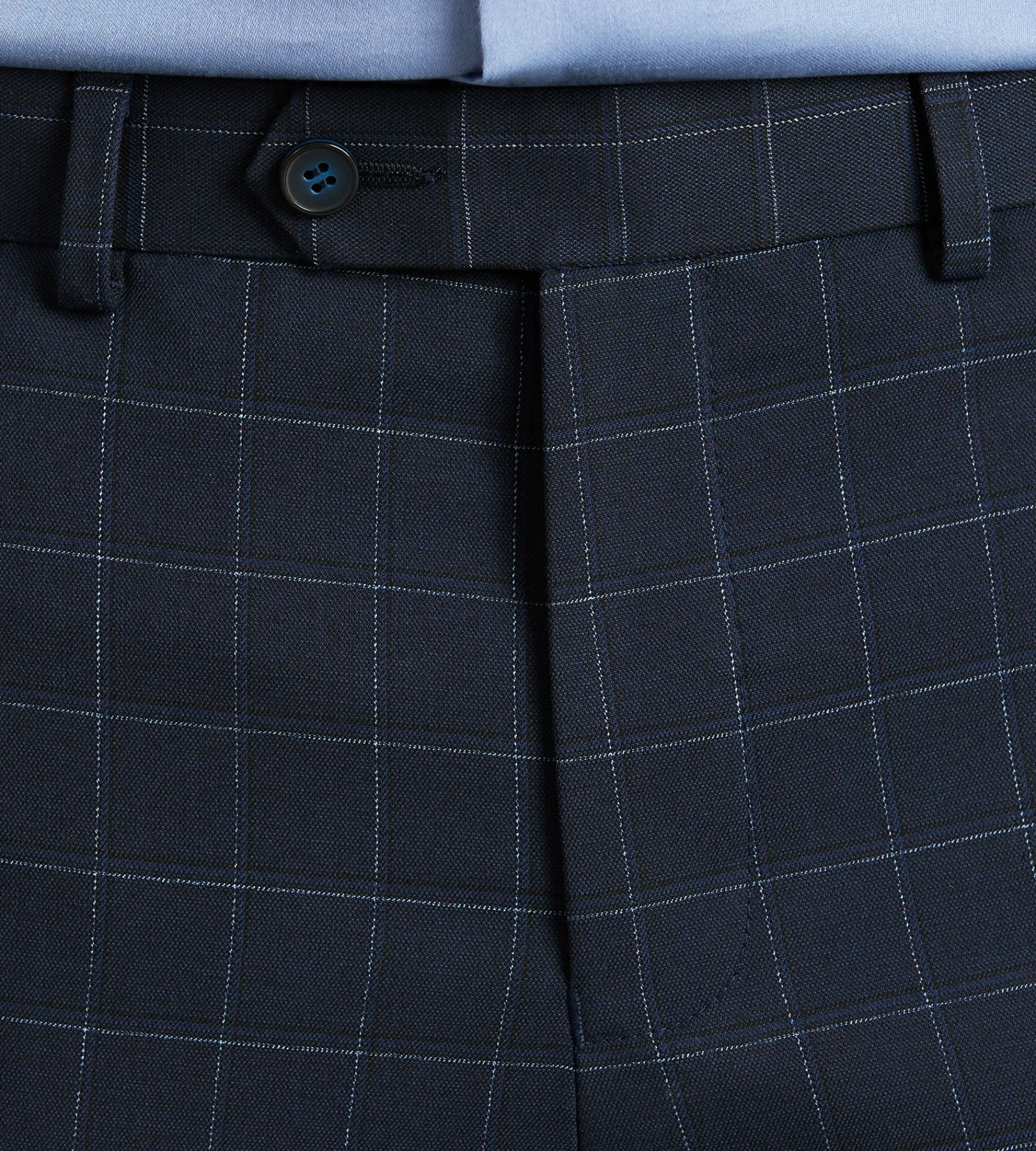 G Grafton Dress Pants|Dress Pants*Slim Fit Windowpane Suit Pants Navy