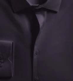 Bellissimo Dress Shirts*Slim Fit Non-Iron Sateen Dress Shirt Deep purple