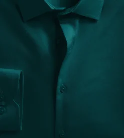 Bellissimo Dress Shirts*Slim Fit Non-Iron Sateen Dress Shirt Dark green