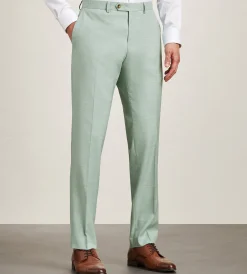G Grafton Dress Pants|Dress Pants*Slim Fit Solid Suit Pants Pale green