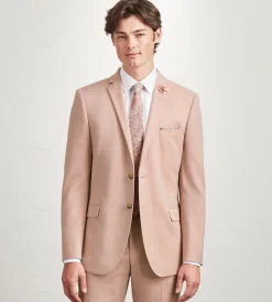 G Grafton Suit Separates*Slim Fit Pale Rose Solid Suit