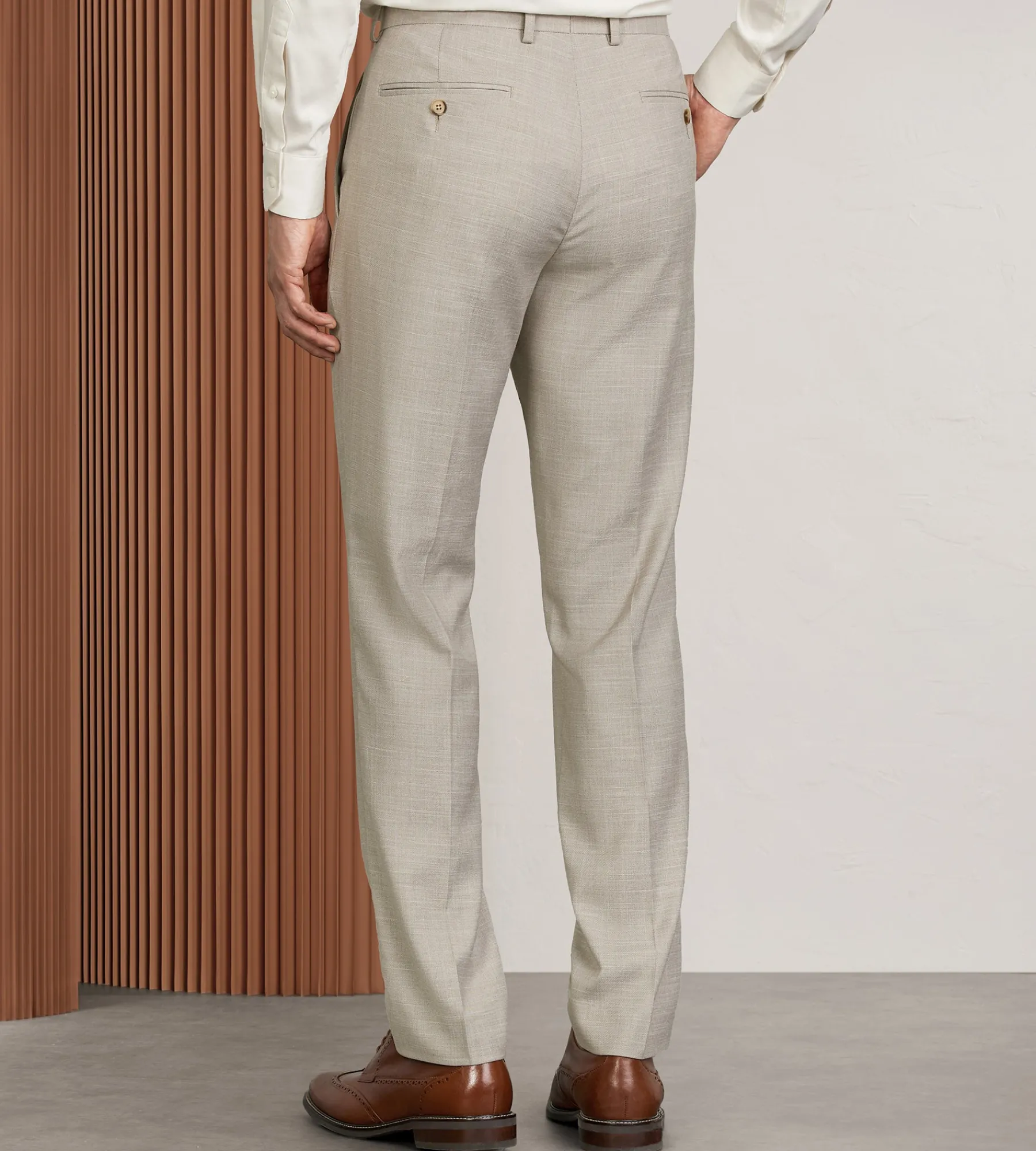 G Grafton Dress Pants|Dress Pants*Slim Fit Suit Separate Pants Tan