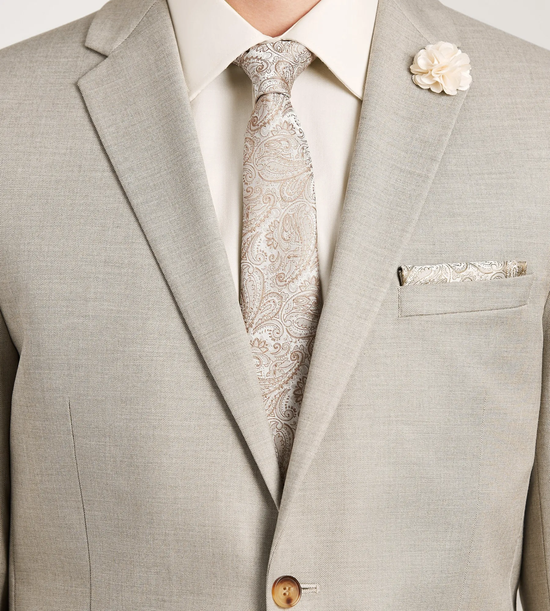 G Grafton Suit Separates*Slim Fit Tan Solid Suit
