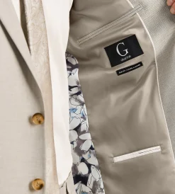 G Grafton Suit Separates*Slim Fit Tan Solid Suit