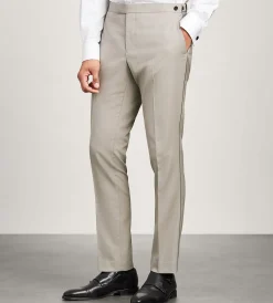 G Grafton Dress Pants|Dress Pants*Slim Fit Solid Tuxedo Pants Tan