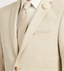 G Grafton Suit Separates*Slim Fit Wheat Solid Suit