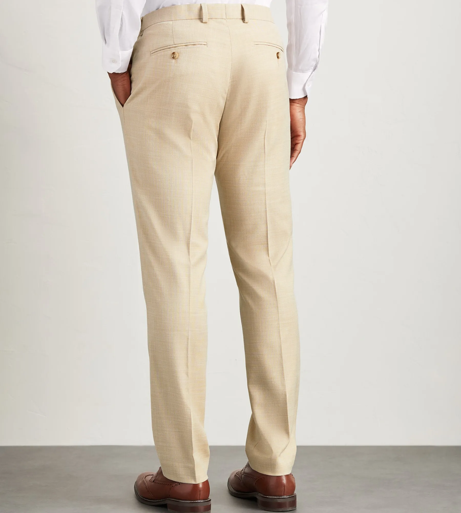 G Grafton Dress Pants|Dress Pants*Slim Fit Solid Suit Pants Wheat
