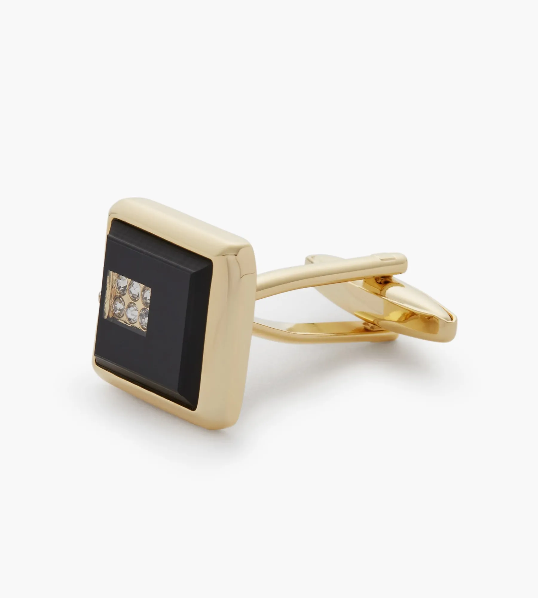 Tip Top Cuff Links & Tie Bars*Square Jewel Cuff Links
