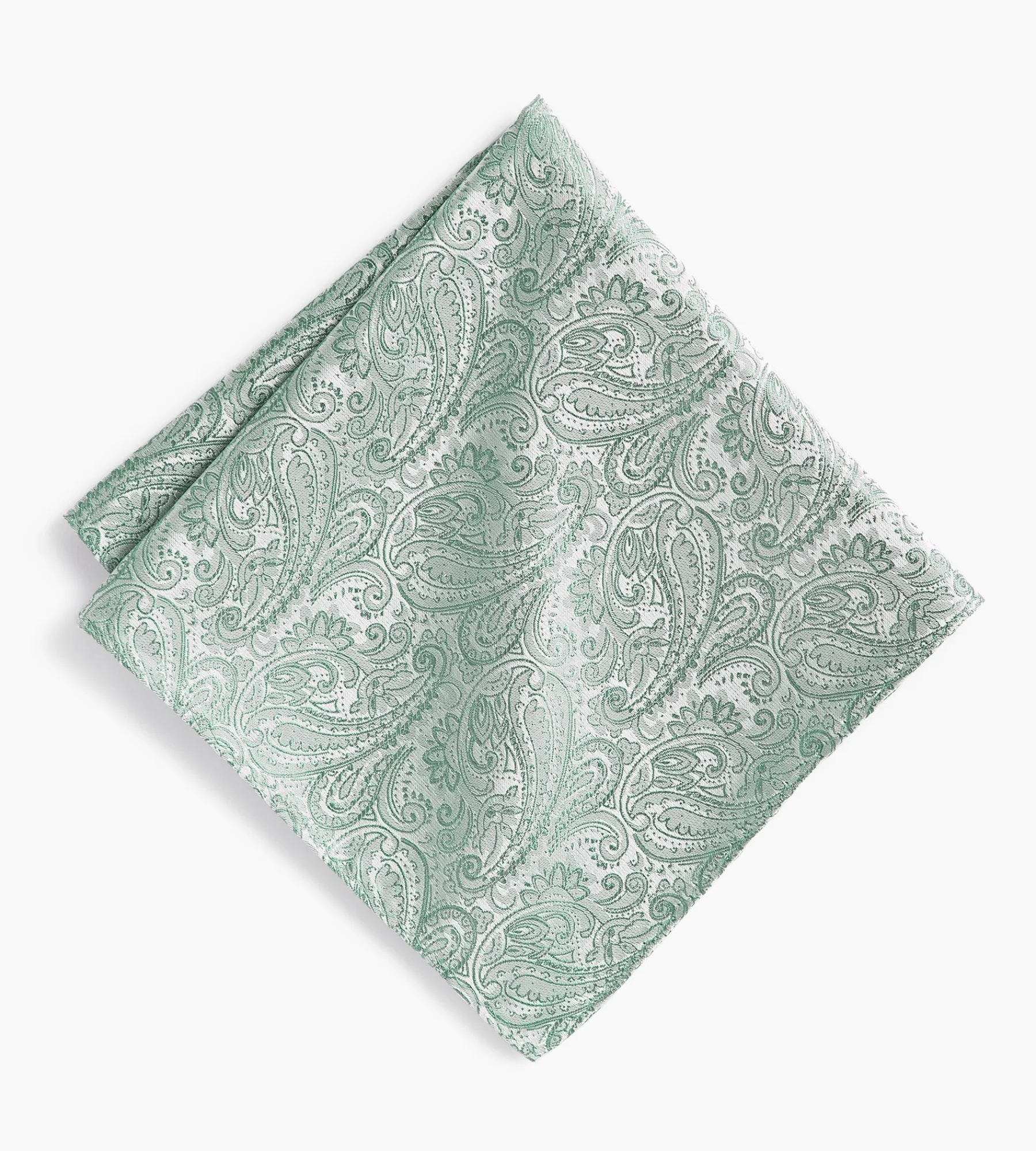Bellissimo Pocket Squares*Tonal Paisley Pocket Square Dark teal