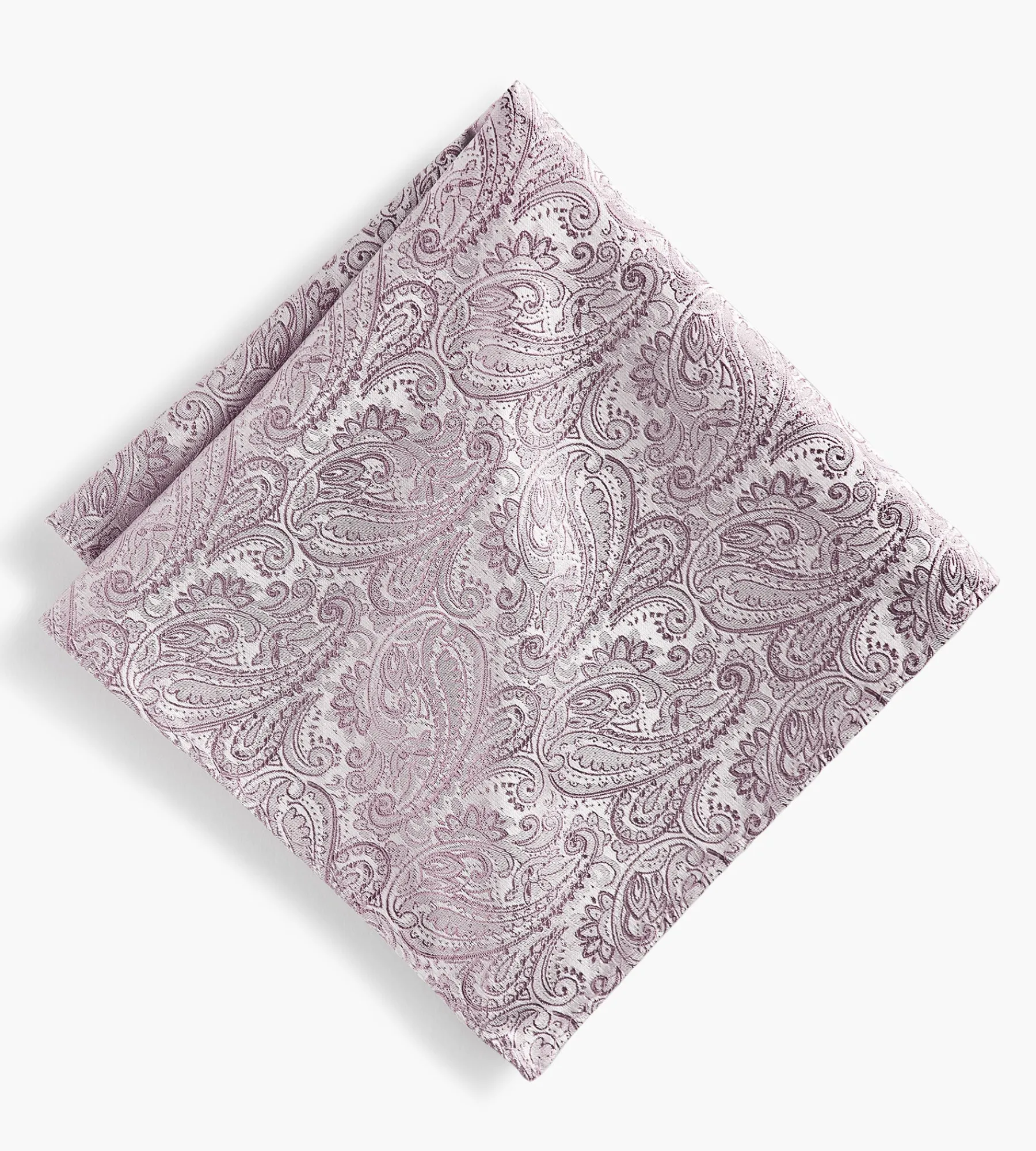 Bellissimo Pocket Squares*Tonal Paisley Pocket Square Black
