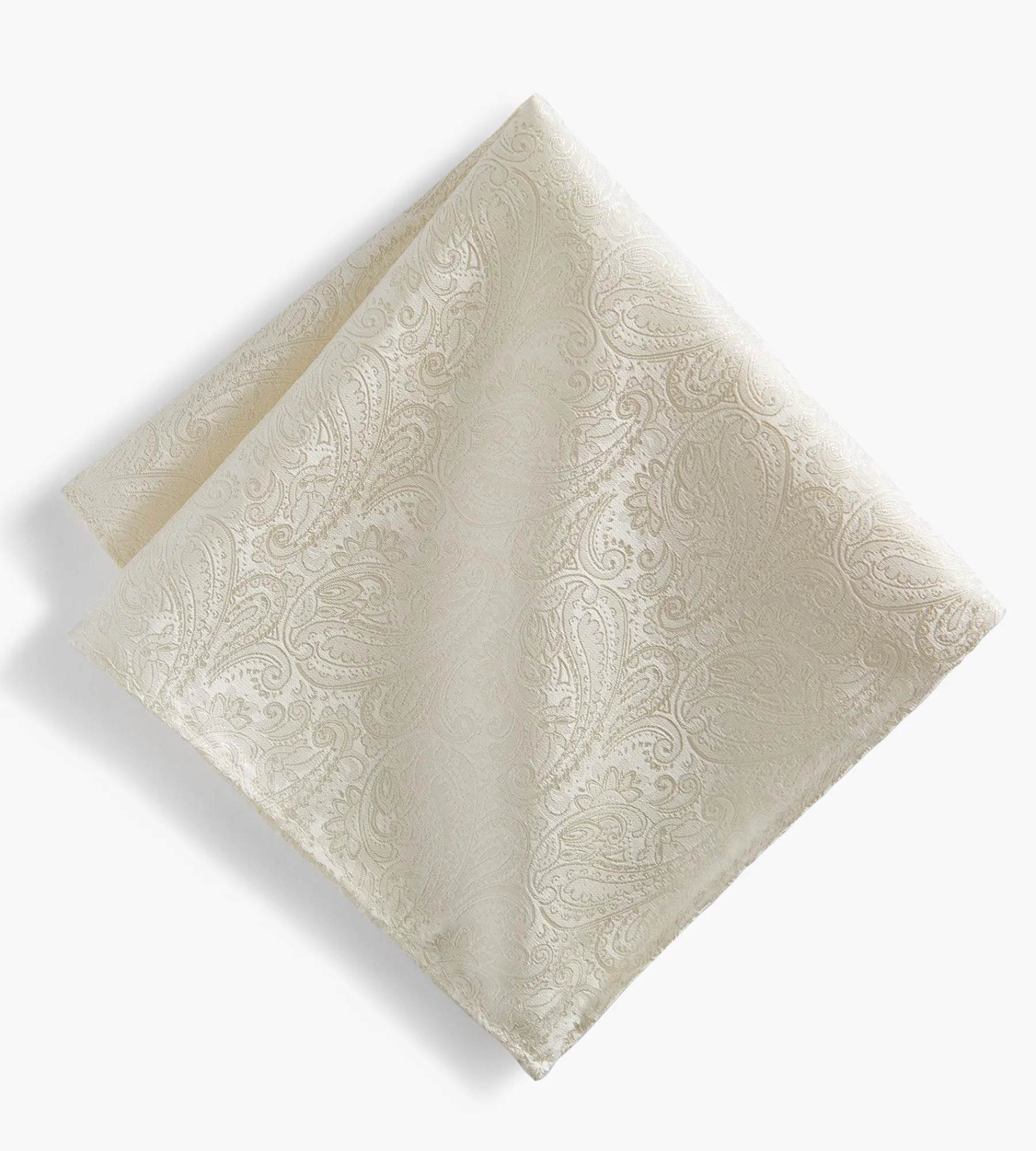 Bellissimo Pocket Squares*Tonal Paisley Pocket Square Black