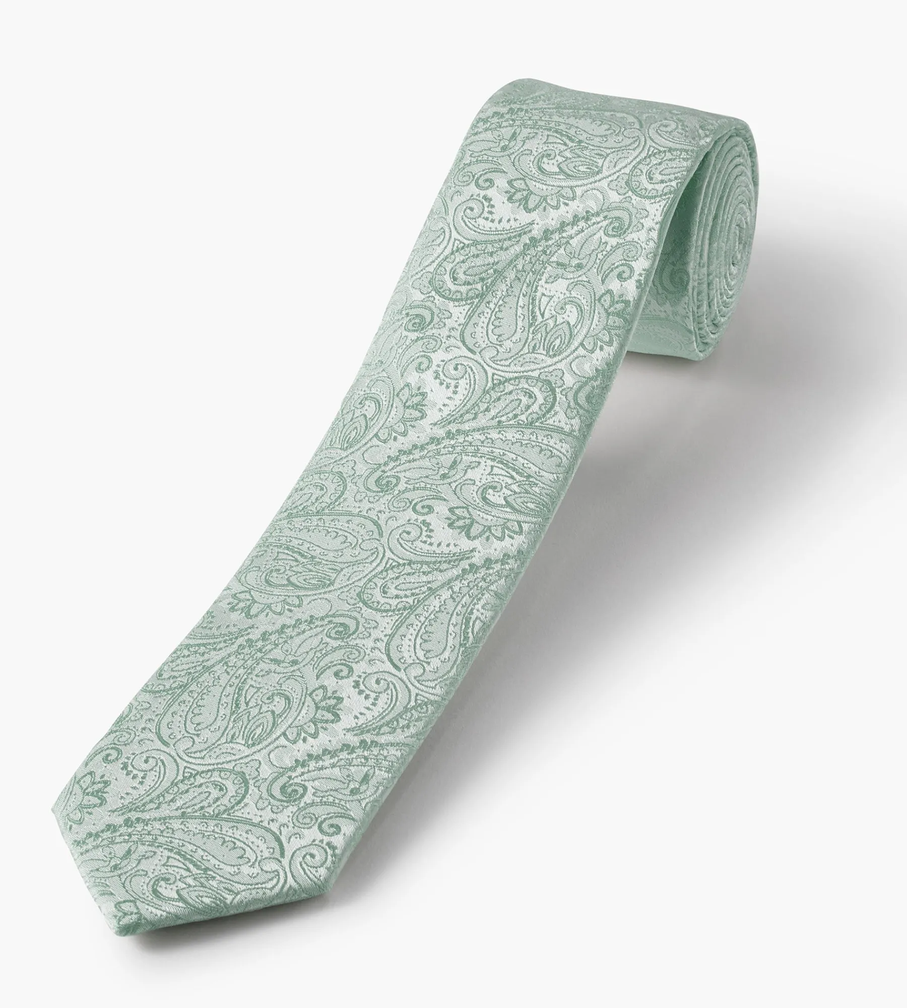 Bellissimo Ties*Tonal Paisley Tie Dark teal