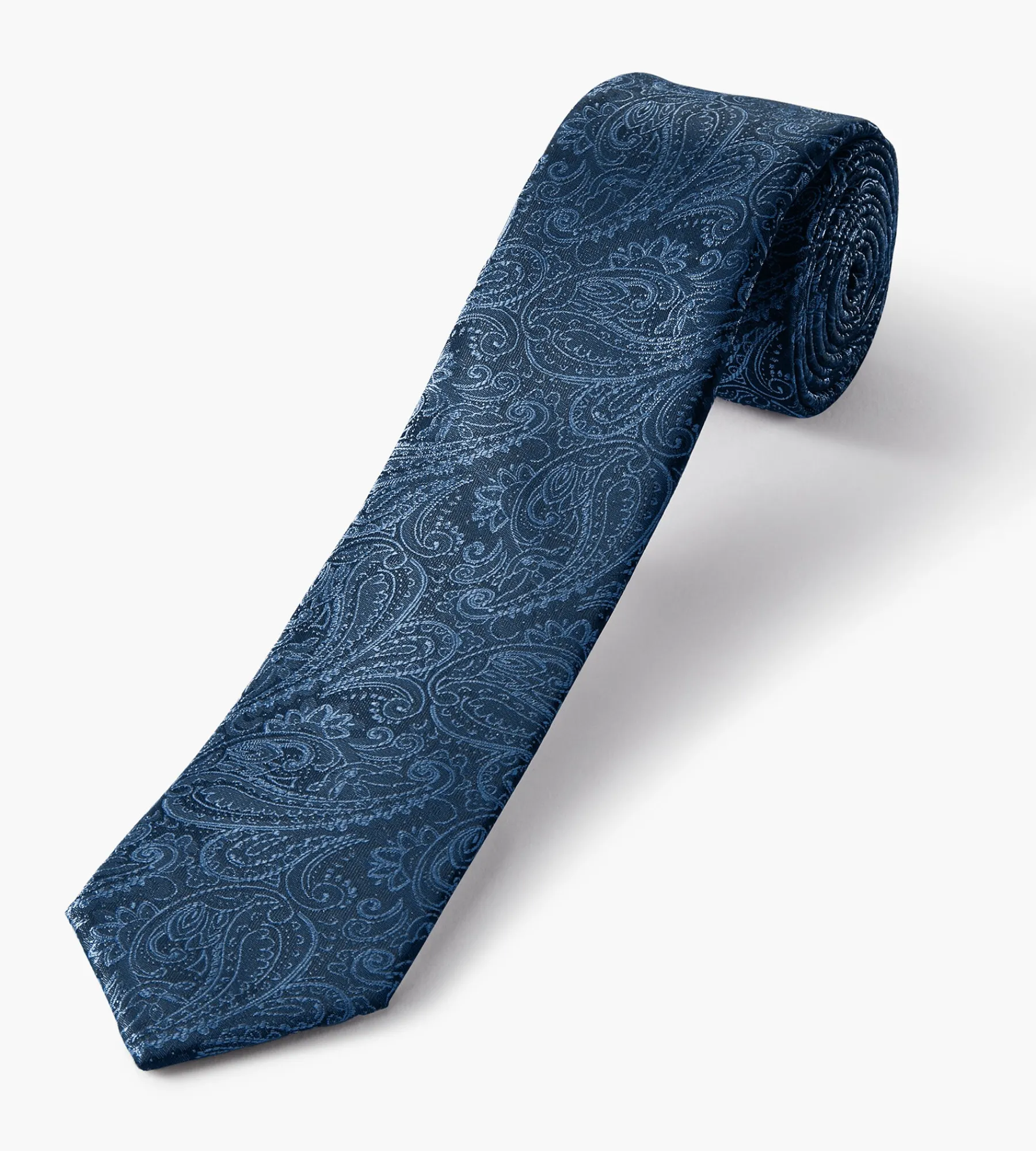 Bellissimo Ties*Tonal Paisley Tie Dark teal