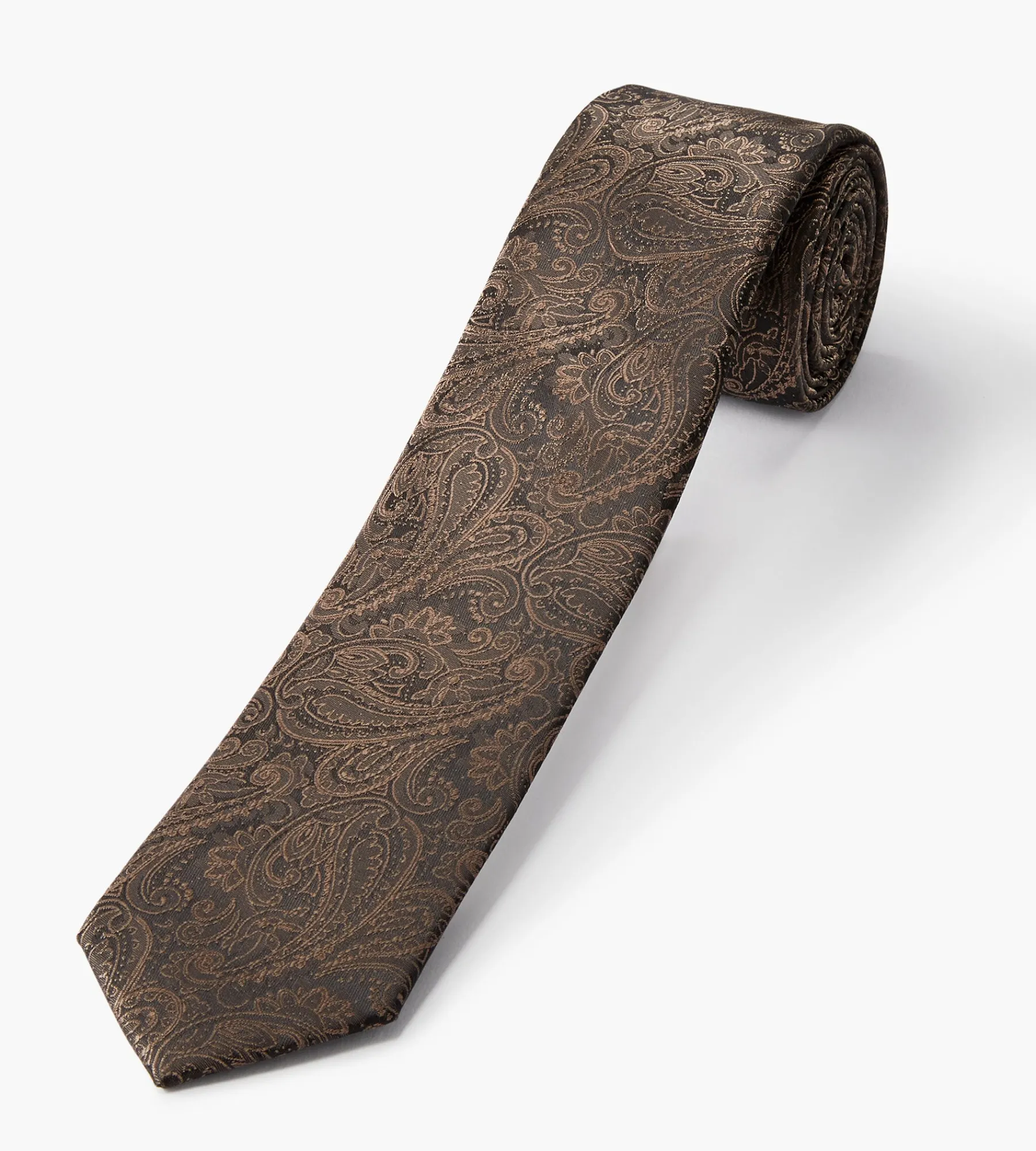 Bellissimo Ties*Tonal Paisley Tie Purple