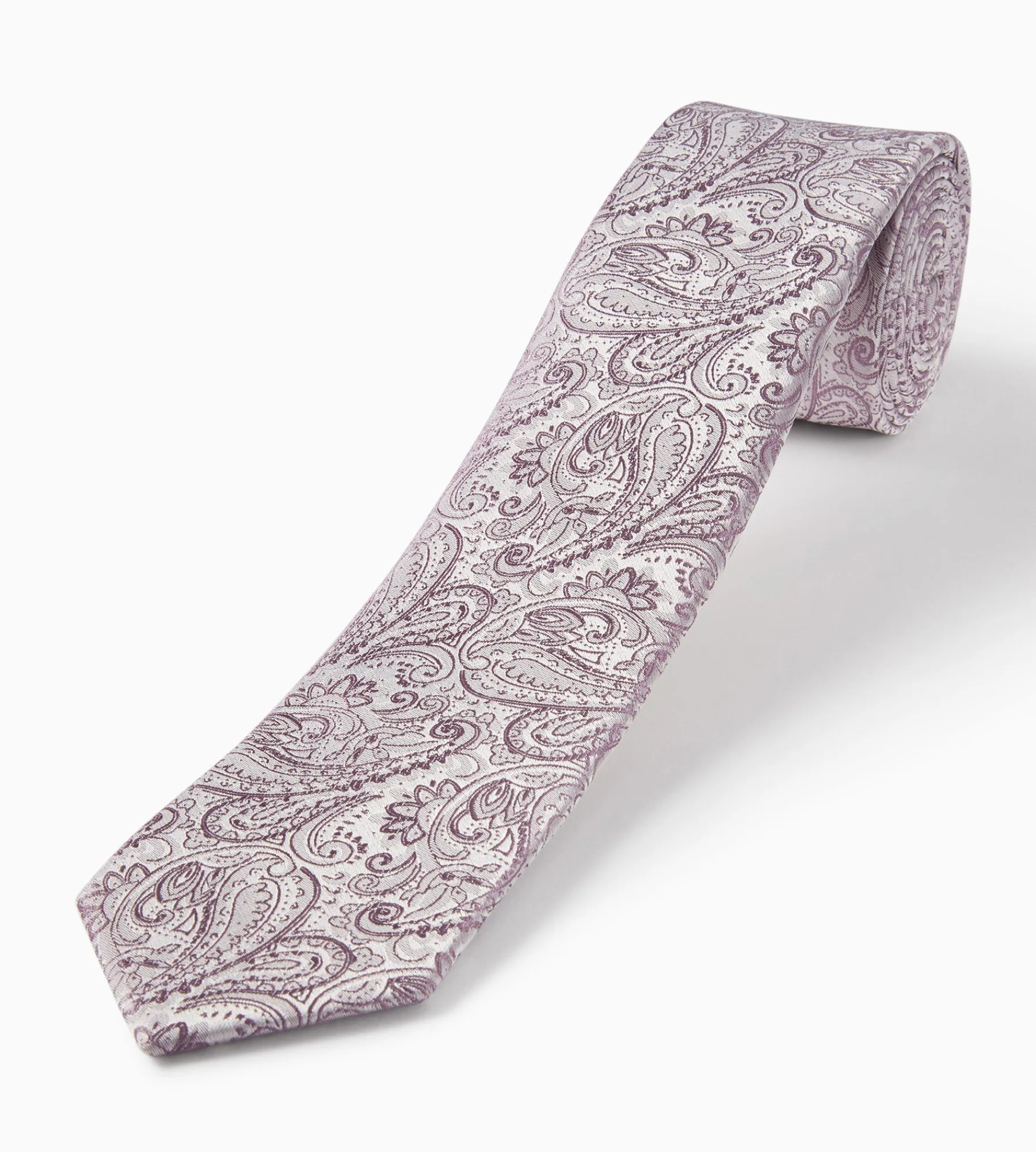Bellissimo Ties*Tonal Paisley Tie Black