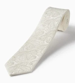 Bellissimo Ties*Tonal Paisley Tie Black