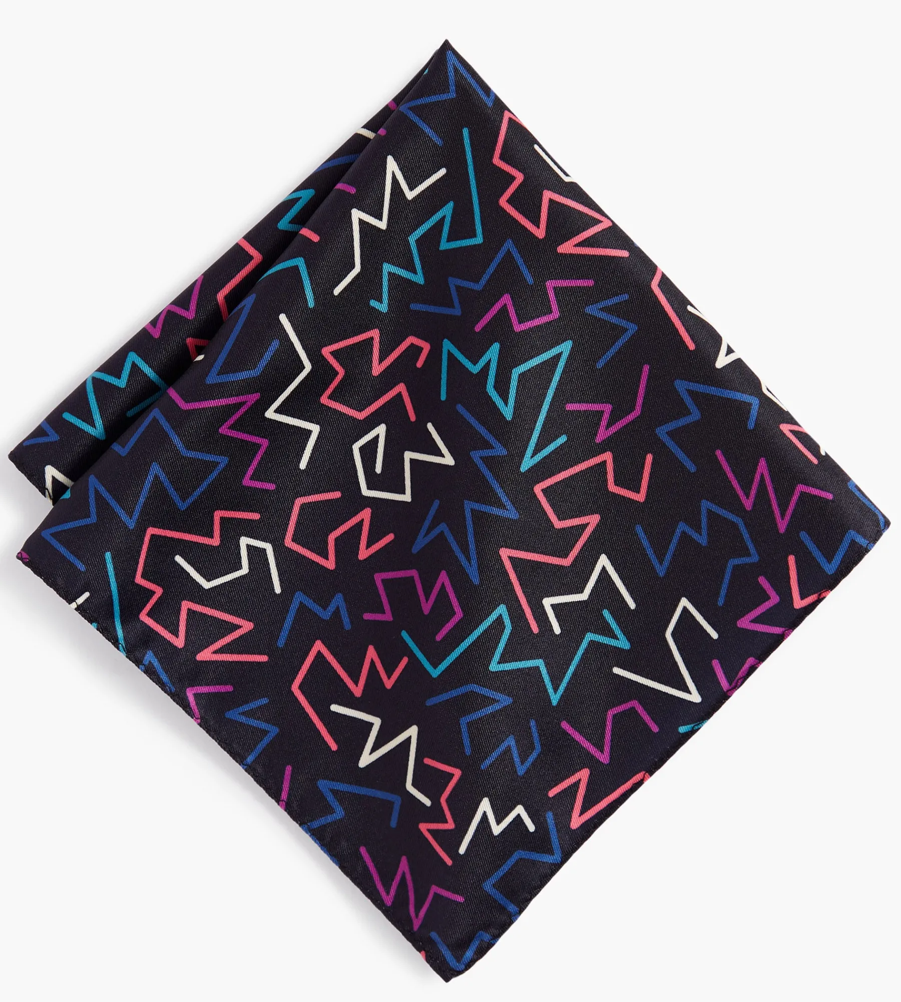 Tip Top Pocket Squares*Zig Zag Pocket Square